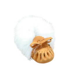 "Laurentian Chief Baby moccasin fur collar, insole"