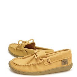 "Laurentian Chief Driving moc, 2 eyelets collar, insole, natural rubber sole"