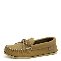 "Laurentian Chief Moccasin single lacing, insole, crepex natural sole"