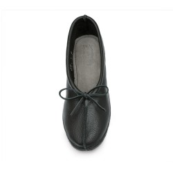 "Laurentian Chief Ballerina slipper, insole, crepex black sole"