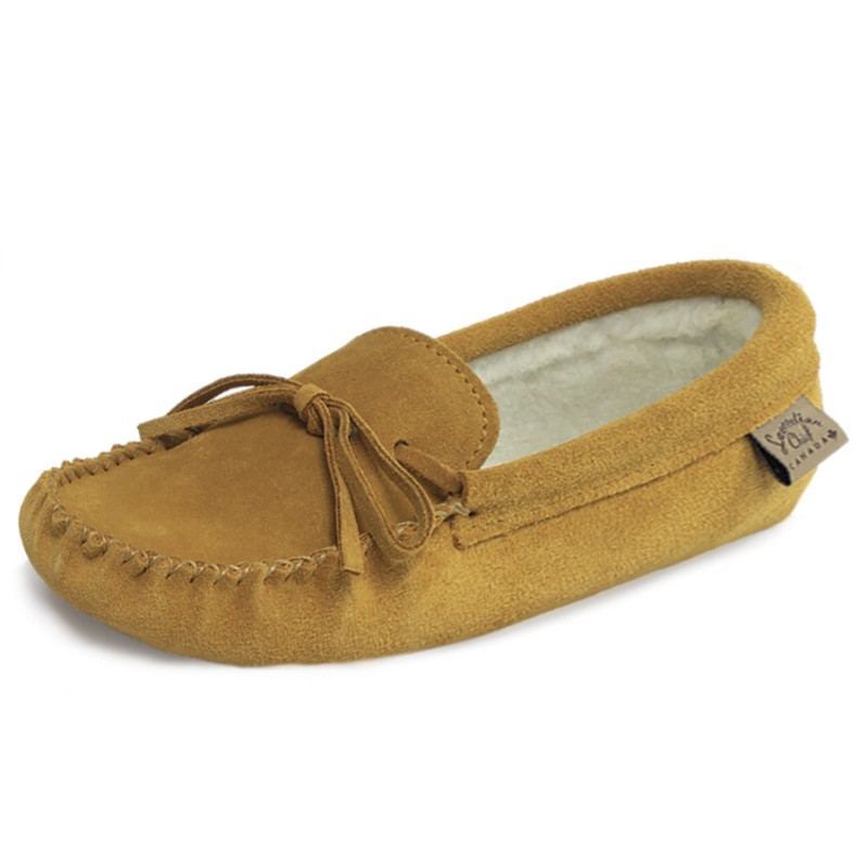 "Laurentian Chief Moccasins, orlon"