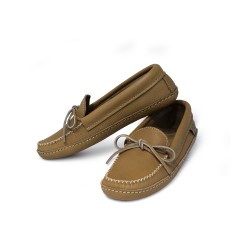 "Laurentian Chief Moccasin single lacing, padded sole"