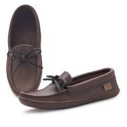 "Laurentian Chief Moccasin Slippers, padded sole, Durable, Comfortable Stylish Shoes "