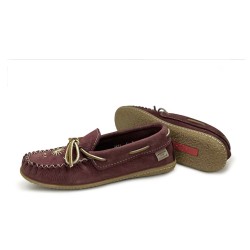 "Moccasins, 8 hole collar, insole, Inca Embroidery, cute nat. rubber sole"